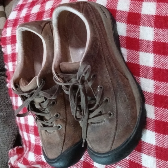 Keen Womens Brown Hiking Trailing Lace Up Suede Close-Toe Athletic Sneakers US 8 - Picture 2 of 6